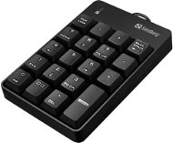 Numerická klávesnice Sandberg numerická klávesnice, USB, černá - Numerická klávesnice