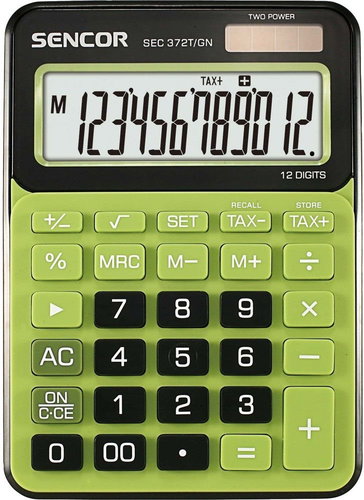 SENCOR SEC 372T/GN Green Main image SENCOR SEC 372T/GN Green - Calculator - Main image