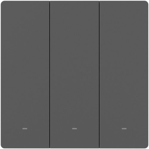 SONOFF SwitchMan Smart Wall Switch-M5 3 Gang Matter Gray - Vypínač - Hlavní obrázek