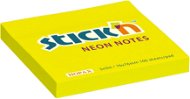 STICK´N 76x76mm, Neon, Yellow, 100 Sheets - Sticky Notes