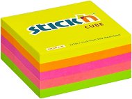 STICK´N Mini Cube 51 x 51mm, Neon Mix, 250 Sheets - Sticky Notes