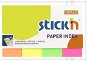 STICK´N 50 x 20mm, Neon mix, 4 x 50 pages - Sticky Notes
