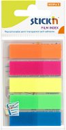 STICK´N 45 x 12mm, Plastic, Neon and Pastel Mix, 5 x 25 markers - Sticky Notes