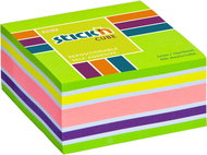 STICK´N 76 × 76 mm, neon zelený mix, 400 lístků - Memo Pad