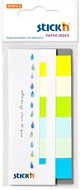 STICK´N 45 × 15 mm, letní barvy, 6 × 30 lístků - Samolepicí štítky