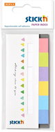 STICK´N 45 × 15 mm, pudrové barvy, 6 × 30 lístků - Poznámkový bloček