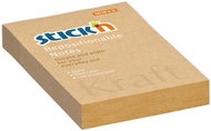 STICK´N KRAFT, 76 × 51 mm, přír.hnědý, 100 lístků - Memo Pad