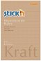 STICK´N KRAFT, 150 × 101 mm, přír.hnědý linkovaný, 100 lístků - Sticky Notes