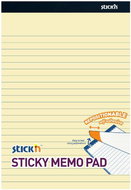 STICK´N 254 × 178 mm, yellow lined, 50 sheets - Memo Pad