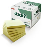 STICK'N BY HOPAX 76 x 76 mm, 6 x 100 sheets, pastel yellow - Memo Pad