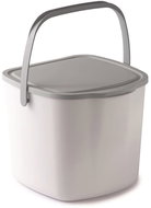 SNIPS Bio-waste bin 3 l white + light grey lid - Rubbish Bin