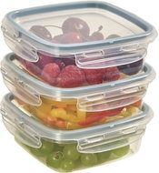 Snips Sada dóz na potraviny 500 ml, 3 ks, BPA Free, transparentní a modrá - Food Container Set