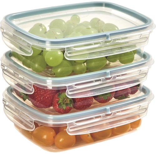 Snips Sada dóz na potraviny 600 ml, 3 ks, BPA Free, transparentní a modrá - Food Container Set - Main image