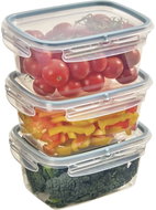 Snips Sada dóz na potraviny 1,2 l, 3 ks, BPA Free, transparentní a modrá - Food Container Set