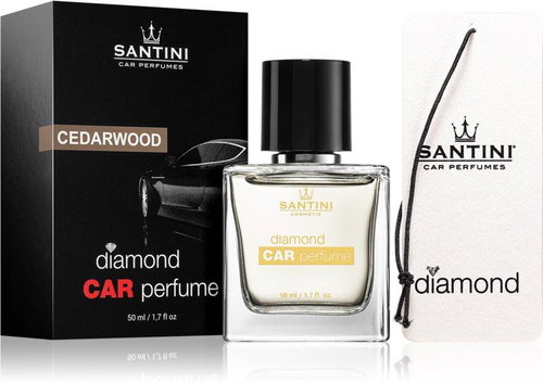 SANTINI Car fragrance - Diamond Cedarwood, 50ml - Car Air Freshener - Main image