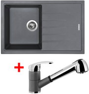 Sinks Best 780 Titanium + Legenda S GR - Kitchen Sink and Tap Set