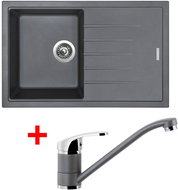 Sinks Best 780 Titanium + Pronto GR - Kitchen Sink and Tap Set