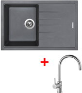 Sinks Best 780 Titanium + Vitalia - Kitchen Sink and Tap Set