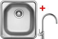 Sinks Compact 435 V + Vitalia - Kitchen Sink and Tap Set