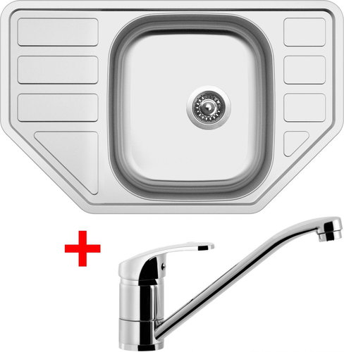 Sinks Corno 770 V + Pronto - Kitchen Sink and Tap Set - Main image