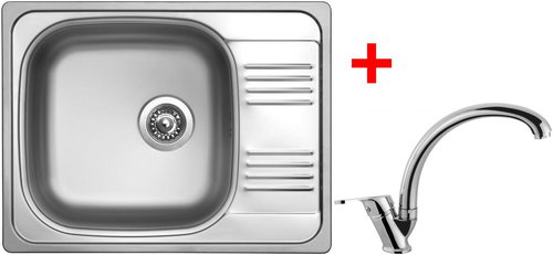 Sinks Grand 652 V + Evera - Kitchen Sink and Tap Set - Main image