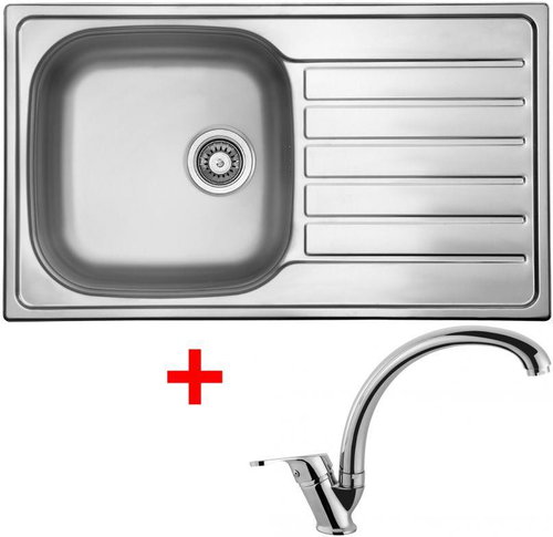 Sinks Hypnos 860 V + Evera - Kitchen Sink and Tap Set - Main image