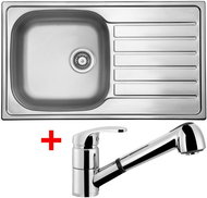 Sinks Hypnos 860 V + Legenda S - Kitchen Sink and Tap Set