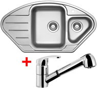 Sinks Lotus 945.1 V + Legenda S - Kitchen Sink and Tap Set