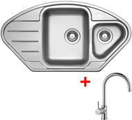 Sinks Lotus 945.1 V + Vitalia - Kitchen Sink and Tap Set