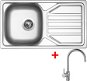 Sinks Okio 780 V + Vitalia - Set dřezu a baterie