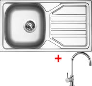 Sinks Okio 780 V + Vitalia - Set dřezu a baterie