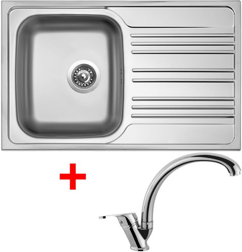 Sinks Star 780 V + Evera - Kitchen Sink and Tap Set - Main image