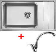 Sinks Wave 915 V + Evera - Kitchen Sink and Tap Set