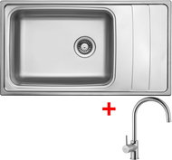 Sinks Wave 915 V + Vitalia - Kitchen Sink and Tap Set