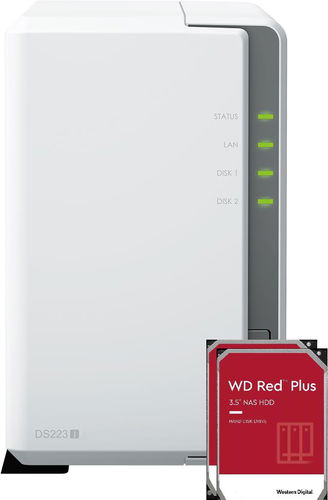 Synology DS223j 2x6TB RED Plus - NAS - Hlavní obrázek