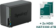 Synology DS224+ 2xHAT3300-4T (8TB) - NAS