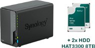 Synology DS224+ 2xHAT3300-8T (16TB) - NAS