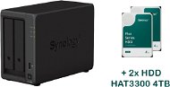 Synology DS723+ 2x HAT3300-4T, 8TB - NAS