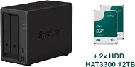 Synology DS723+ 2xHAT3300-12T (24 TB) - NAS