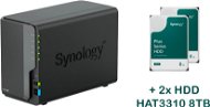 Synology DS224+ 2× HAT3310-8T (16 TB) - NAS