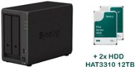 Synology DS723+ 2× HAT3310-12T (24 TB) - NAS