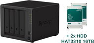 Synology DS923+ 2x HAT3310-16T (32TB) - NAS