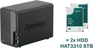 Synology DS225+2xHAT3310-8T -  NAS 