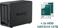 Synology DS725+2xHAT3310-12T -  NAS 