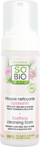 SO'BiO étic Soothing Cleansing Foam Aloe Vera BIO 150 ml - Cleansing Foam - Main image