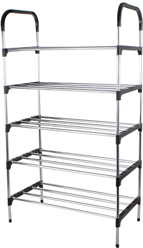 Verk 01840 Regál na obuv pro 15 párů bot stříbrný - Shoe Rack - Main image