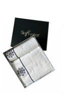 Soft Cotton – Darčeková súprava uterák a osuška Marine Lady, 2 ks, biela - Osuška