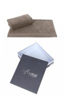 Osuška Soft Cotton – Darčeková súprava uterák a osuška Leaf, 2 ks, hnedá - Osuška