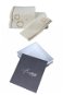 Sada uterákov Soft Cotton – Darčeková súprava uterák a osuška Sehzade, 2 ks, krémovo-zlatá výšivka - Sada ručníků