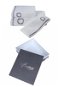 Soft Cotton - Dárková sada ručník a osuška Sehzade, 2 ks, bílá - stříbrná výšivka - Towel Set